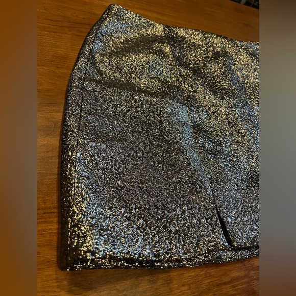 Nasty Gal Gold Textured Skirt - Picture 2 of 5